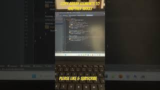 Copy array # #coding #java #code #javadevelopment #viral #trading #javaclass #javaprojects