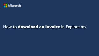 Microsoft Volume Licensing modern invoice now available for customers and partners in North America