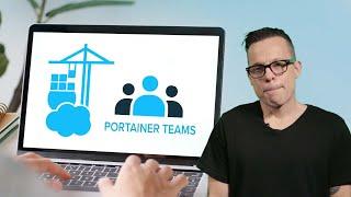 How to create teams in the Portainer container manager