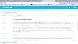 How to transcribe Audio in Transcribio PART 2 | Audio Test | Transcrib.io