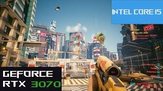 Cyberpunk 2077 RTX 3070 FPS TEST | i5 12400f Benchmark All Settings 1080p