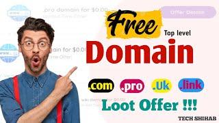 Free Domain | How to get free domain name Bangla Tutorial | Domain for free 1 year | TECH SHIHAB