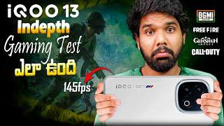 iQOO 13 - Extreme Gaming Test | 145fps Gaming | Indepth Gaming Review | in Telugu