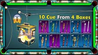8 ball pool - I got 10 Cue From 4 Boxes  CCP 88 And 150 Cash Free