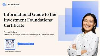 Informational Guide to the Investment Foundations Certificate