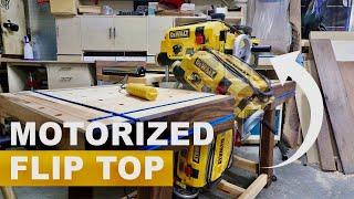 How to Make a Motorized Flip Top in Your Workbench (2020)