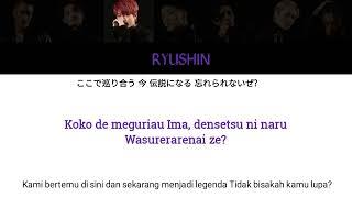 PSYCHIC FEVER From EXILE TRIBE - Warriors [Color Coded Lyrics Kan|Rom|Indo]