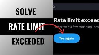 How To Solve Rate Limit Exceeded Twitter Problem on iPhone