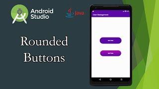 Android Studio Make Rounded Buttons