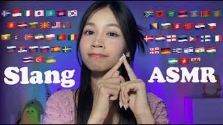 ASMR Trying Slang Words and Phrases in 59 Languages | Find Your Language!คุณส่งHello, welcome