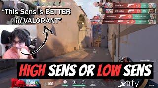 TenZ on CSGO vs Valorant High sens and Low Sens Difference