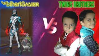 BIHARI GAMER VS TWINS BROTHERS | bihari gamer | twins gamer @alliedtwins