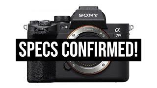 Sony A7IV Specs Confirmed!