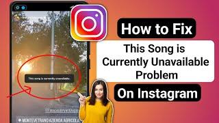 Instagram Story This Song is Currently Unavailable Problem | Instagram Post Audio Unavailable
