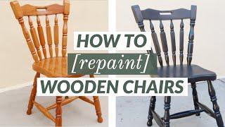 LET'S REFURBISH SOME CHAIRS‍| DIY Dining Chair Repair