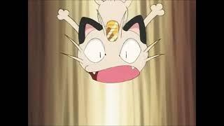 Jessie Drops Meowth From Team Rocket's Balloon