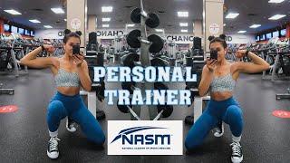 I AM NOW A NASM CERTIFIED PERSONAL TRAINER! | nasm cpt course