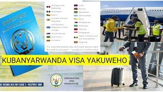 NTIBIGISABA ABANYARWANDA VISA KUJYA MURI AMERICA| REBA IBIHUGU byakuriyeho visa ABANYARWANDA 