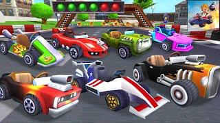 Boom Karts - All 7 Vehicles Unlocked (new levels) - Android Gameplay