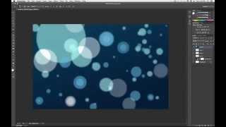 How to create an Abstract Bokeh Bubble Wallpaper in Photoshop Tutorial