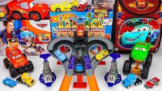 Disney Pixar Cars Unboxing Review l Lightning McQueen Supercars | Super Speed Blastway Track Set