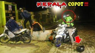 PRANK HANTU PALING NIAT !!! | OJEK ONLINE TIBA TIBA KEPALANYA COPOT | AUTO LARI TERBIRIT BIRIT..