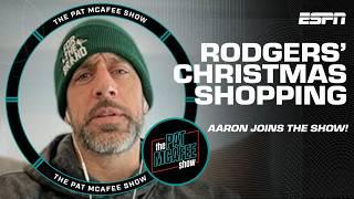 Aaron Rodgers talks Christmas shopping for his girlfriend & Jets teammates  | The Pat McAfee Show