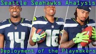 How is Ryan Grubb deploying his playmakers so far for the Seattle Seahawks?