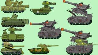 xe tăng quái vật tiêu diệt xe tăng ăn thịt - Мультики про танки