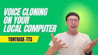 Run Tortoise-TTS On Your Local Computer  | Tutorial | Voice Cloning