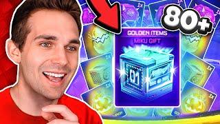 Opening *ALL* of My Golden Items after YEARS! (Rocket League 80+ Gold Item Opening)