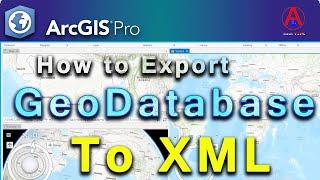 ArcGIS Pro: How to Export Geodatabase(GDB) to XML in ArcGIS Pro|By JastGIS