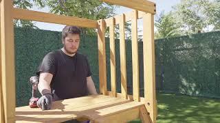 Sportspower Addison Wooden Swing Set Assembly