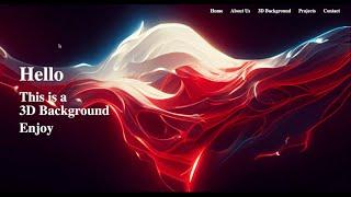 Tutorial -  Animated Background Three Js