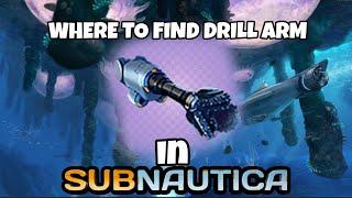 Where to find P.R.A.W.N suit Drill arm in SUBNAUTICA tutorial