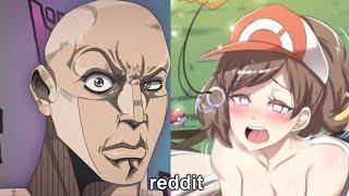 Pokemon vs reddit part 2 | anime vs reddit | the rock reaction meme