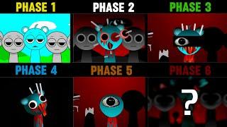 Phase 1 VS Phase 2 VS Phase 3 VS Phase 4 VS Phase 5 VS Phase 6 in Incredibox Sprunki !