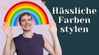 So werden "hässliche" Farben tragbar: Styling Tipps für bunte Outfits