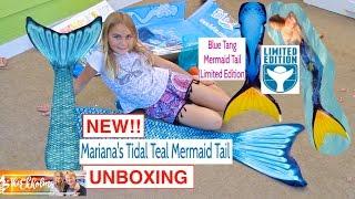 The UNBOXING A FIN FUN MERMAID TAILS ~ TIDAL TEAL and BLUE TANG | Theekholms