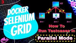 How to Run Testcases in Parallel on Selenium Grid in Docker | Parallel Execution using Docker