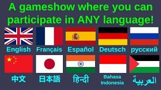 A gameshow where you can participate in ANY language! (LingoTWOW 0A)