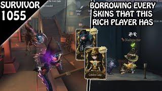 Teamed up with richest player in Asia - Survivor Rank #1055 (Identity v)