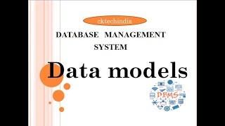 Data Models of DBMS | Different Data Models of DBMS | Database Management System