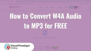 How to Convert M4A Audio to MP3 for FREE