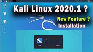 Kali linux 2020.1? Installation? New feature? in Hindi