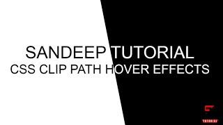 CSS Clip-Path Text Hover Effects | Html CSS