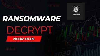 Decrypt Ransomware Attack Encrypted File | Stop/DJVU ransomware| NEON files decrypted