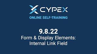 9.8.22 CYPEX Internal Link Field - Form & Display Elements  | CYBERTEC PostgreSQL Rapid App Dev