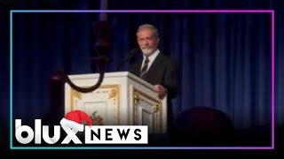 Mel Gibson Delivers Fiery Speech at Mar-a-Lago in Support of Trump | #blux