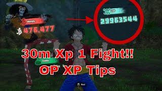 One Piece Odyssey 30 Million XP in 1 Fight!!! OP XP Grinding method, Easy Levels, Fast Levels!